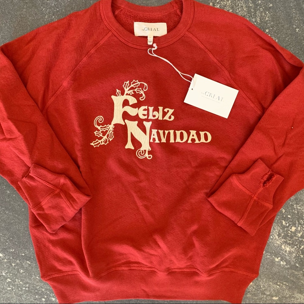 The GREAT  Feliz Navidad college sweatshirt 0